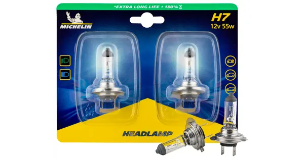 H7 Extra Long life 2 tk, 12/55W, 1500lm halogeen
