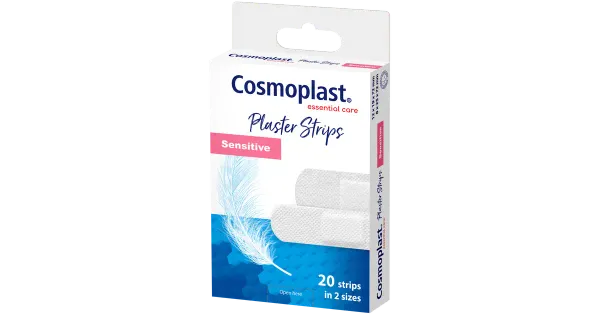 Haavaplaaster Cosmoplast Essential Care Sensitive 20tk