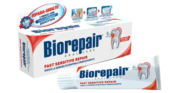 Hambapasta Biorepair Fast Sensitive 75ml