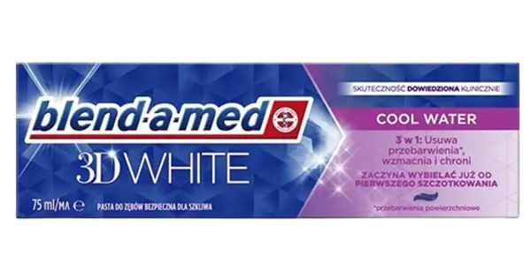 Hambapasta 3DWhite Cool Water, BLEND-A-MED, 75 ml