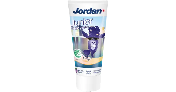 Hambapasta lastele Junior jäävhammastele 6-12a, JORDAN, 50 ml
