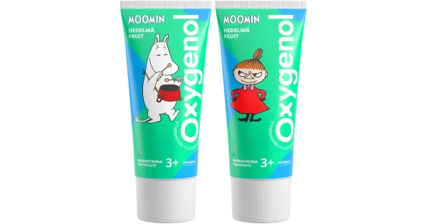 Hambapasta Oxygenol Moomin puuvilja 3+ 50ml
