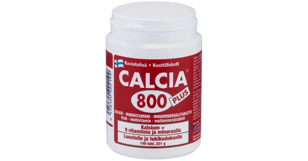 Hankintatukku kaltsium-multivitamiinid-mineraalained 800 Plus 140 tk.