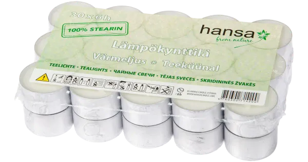 Hansa Candle teeküünal 6h 30tk