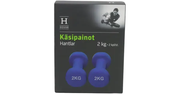 Hantlid House 2x2kg neopreen