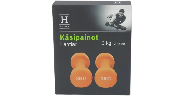 Hantlid House 2x3kg neopreen