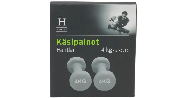 Hantlid House 2x4kg neopreen