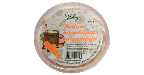 Hapukapsas porgandiga 650g
