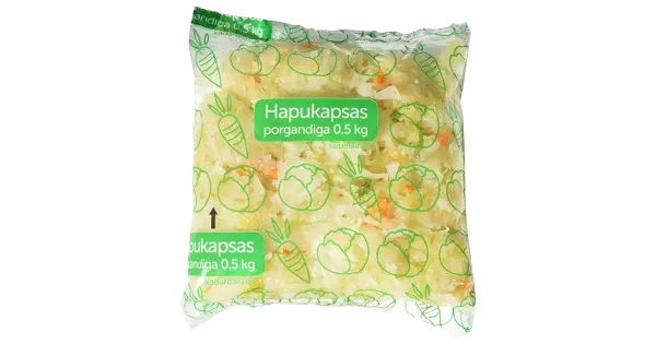 Hapukapsas porgandiga pakitud 500g Kadarbiku