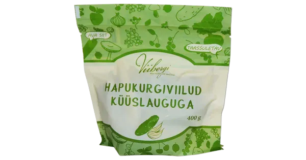 Hapukurgiviilud küüslauguga 400g