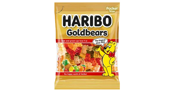 Haribo kuldkarud kummikommid 100 g