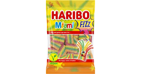 HARIBO Miami Fizz hapud kummikommid 85g