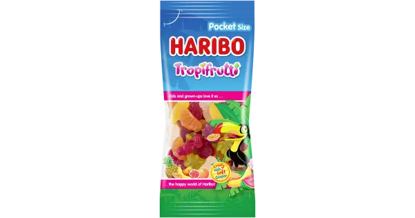 Haribo Tropi Frutti kummikommid 75g