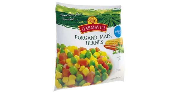 Härmavili Porgand, mais, hernes 400 g