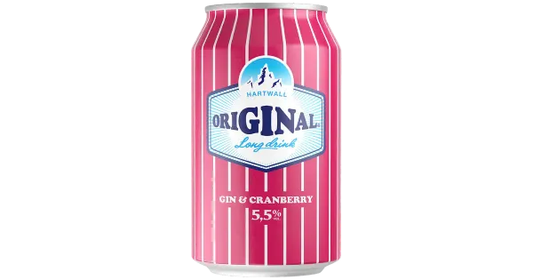 Hartwall Original Long Drink Cranberry muu alkohoolne jook 5,5%vol 330ml