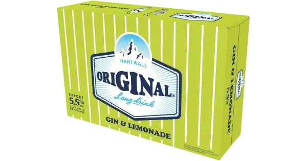 Hartwall Original Long Drink Lemonade muu alkohoolne jook 5,5%vol 24x330ml
