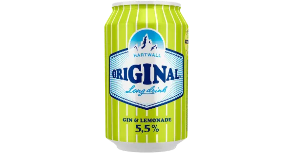 Hartwall Original Long Drink Lemonade muu alkohoolne jook 5,5%vol 330ml