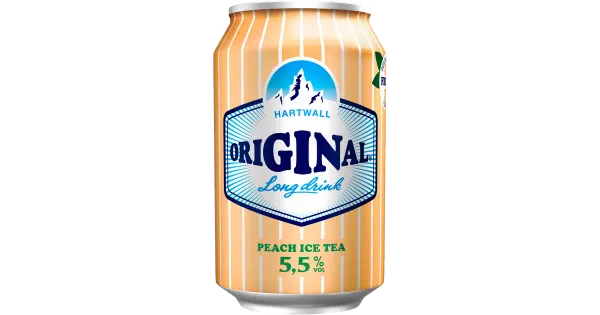 Hartwall Original Long Drink Peach Ice Tea muu alkohoolne jook 5,5%vol 330 ml