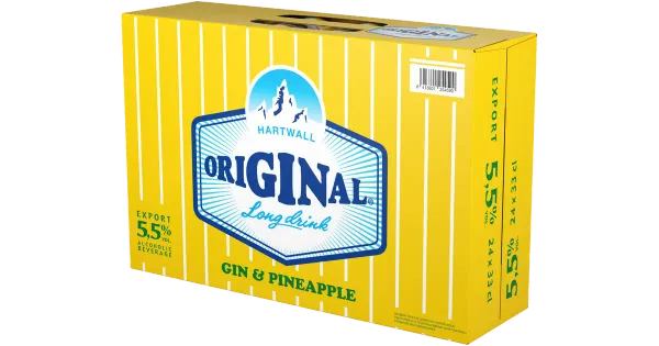 Hartwall Original Long Drink Pineapple muu alkohoolne jook 5,5%vol 24x330ml