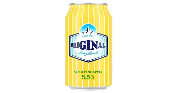 Hartwall Original Long Drink Pineapple muu alkohoolne jook 5,5%vol 330ml