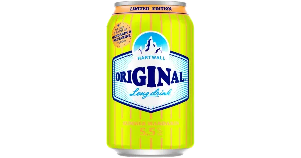 Hartwall Original Long Drink Summer Mandarin muu alkohoolne jook 5,5%vol 330 ml