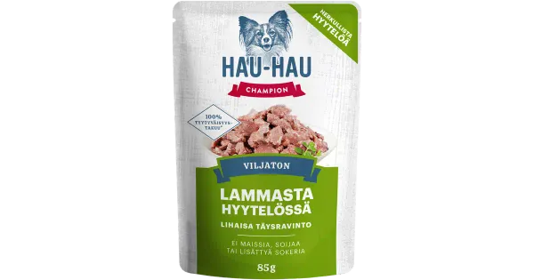 Hau-Hau Champion koeratoit lambalihaga tarretises 85 G