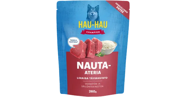 Hau-Hau Champion lihakonserv koerale 260 g