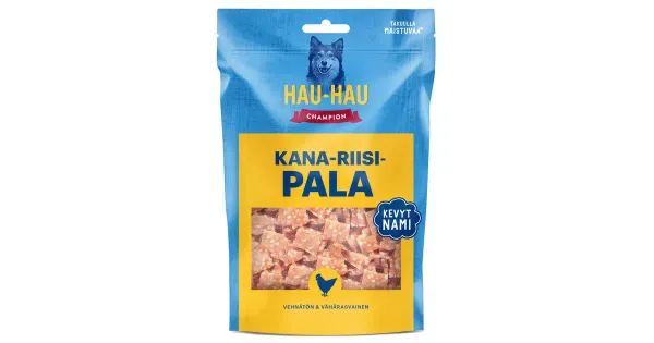 Hau-Hau Champion maiuspala koertele kanaliha ja riisiga 100g