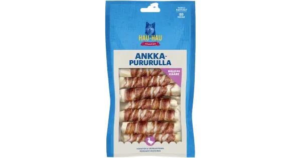 Hau-Hau Champion närimisrull koertele pardilihaga 13x2,5cm 15tk, 550g