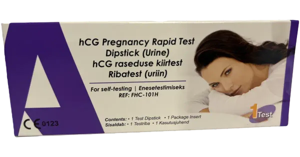 HCG kiirtest raseduse määramiseks ribatest
