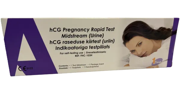 HCG kiistest raseduse määramiseks testpliiats