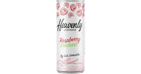 Heavenly vaarika-rabarberi limonaad 330ml