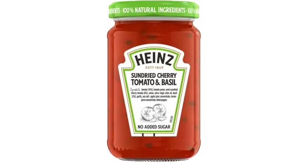 Heinz basiiliku ja poolkuivatatud kirsstomatitega maitsestatud pastakaste 350 g
