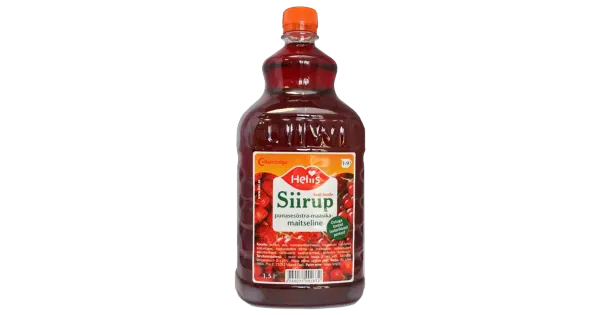 Heliis punasesõstra-maasika siirup 1,5L