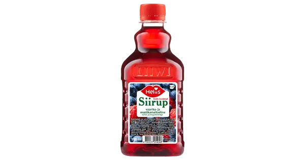 Heliis vaarika-mustika siirup 500ml