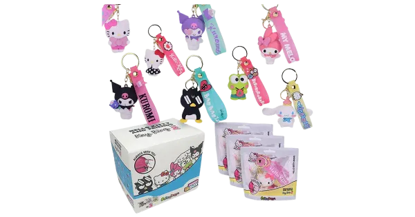 Hello kitty tegelaskuju võtmehoidja