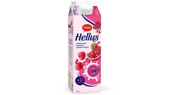 Hellus keefirijook vaarika-granaatõuna, 1 kg