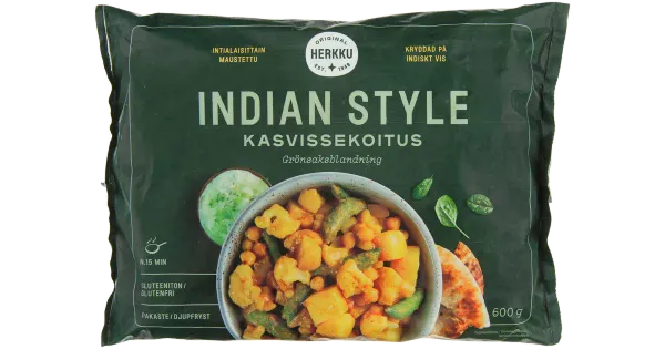 Herkku India Stiilis Köögiviljasegu 600 g
