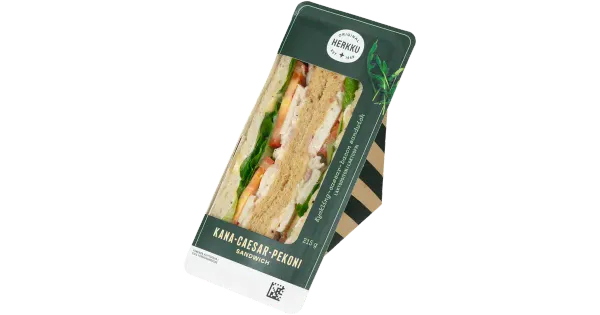 Herkku kana ja Caesari salatiga võileib, 215 g