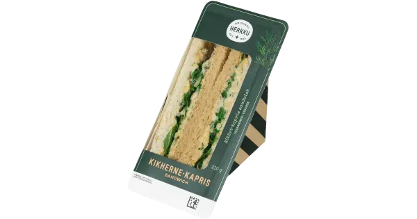 Herkku kikerherne ja kapparivõileib, 210 g