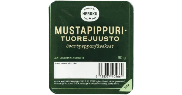 Herkku musta pipra toorjuust 90g