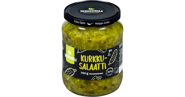 Herkkumaa kurgisalat, 700 g