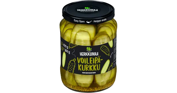 Herkkumaa võileivakurk 670/360 g