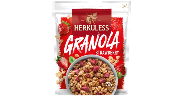 Herkuless granola maasika müsli 350g