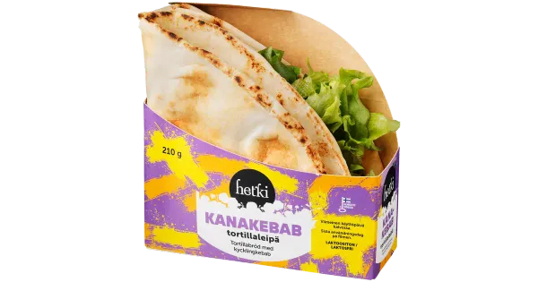 Hetki Fresh tortilla kanakebaabiga, 210 g