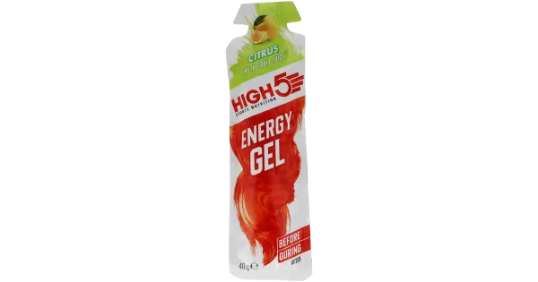 High5 energiageel, kiiretoimeline, tsitruselise maitsega 40g