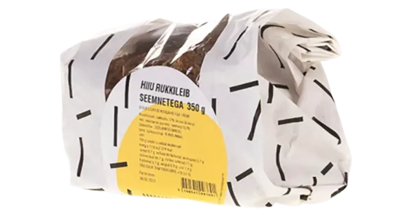 Hiiumaa Köök Ja Pagar Hiiu Rukkileib Seemnetega 350 G