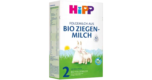 HiPP 2 jätkupiimasegu kitsepiimast, ÖKO, 6 k, 400g