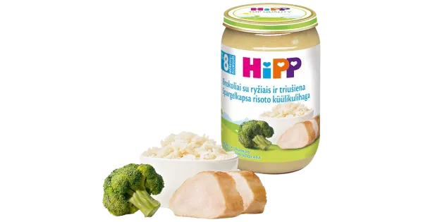 Hipp brokolirisoto küülikulihaga 220 g, alates 8-elukuust