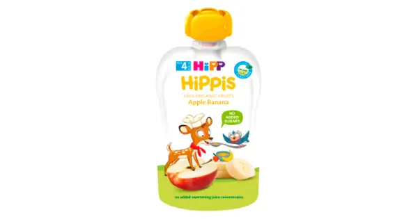 HiPP Hippis õunapüree banaaniga ÖKO peale 4k.